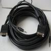 25ft SVGA HD15 Male Male Monitor Cable with 3.5mm Audio Stereo Jack - Black view 1