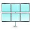 6 Arm Monitor Mount view 1