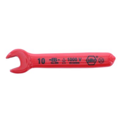 Wiha 20010 Open Ended Spanner with Insulated Handle, Metric, 10mm