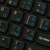 4Keyboard MAC English Hungarian Keyboard Labels ON Black Background for Desktop, Laptop and Notebook view 1