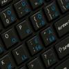 4Keyboard MAC English Hungarian Keyboard Labels ON Black Background for Desktop, Laptop and Notebook view 3