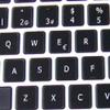 4Keyboard MAC Spanish Keyboard Stickers Black Background for Desktop, Laptop and Notebook view 4