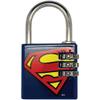 DC Comics Superman Brass Padlock (One Size) (Blue/Red/Yellow) view 1