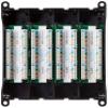 Leviton Twist and Mount Patch Panel, CAT 6 24 Port, 476TM-624, Black view 2