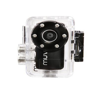 Veho VCC-A005-WPC Waterproof Case for Muvi Atom Micro Camcorder - Black/White