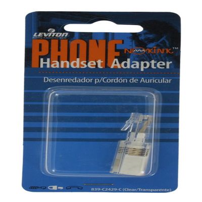 Leviton C2429-C Handset Untangler, Clear