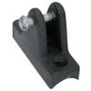 7/8' Rail Hinge (Pr.) - Blk view 1