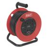 Sealey CR22525 Cable Reel 25m 4 x 230V 2.5mm Heavy-Duty Thermal Trip view 1