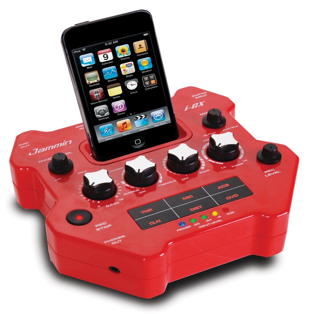 DJ-Tech Guitar Effects Processor with iPod Player/Recorder