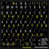 4Keyboard Spanish Russian Cyrillic Non-Transparent Keyboard Decals Black Background for Desktop, Laptop and Notebook view 2