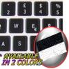 MAC ITALIAN KEYBOARD STICKER ON BLACK BACKGROUND FOR DESKTOP, LAPTOP AND NOTEBOOK view 1