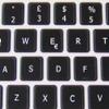 MAC ITALIAN KEYBOARD STICKER ON BLACK BACKGROUND FOR DESKTOP, LAPTOP AND NOTEBOOK view 4