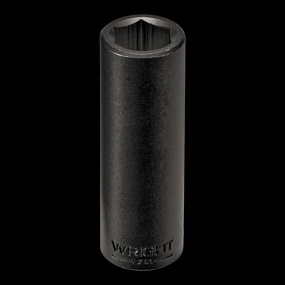 Wright Tool 39-09MM 3/8" Drive 6 Point Deep Impact Metric Socket, 9mm