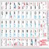 ENGLISH-HEBREW-SPANISH NON-TRANSPARENT KEYBOARD STICKERS WHITE BACKGROUND for DESKTOP, LAPTOP and NOTEBOOK view 2