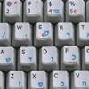 ENGLISH-HEBREW-SPANISH NON-TRANSPARENT KEYBOARD STICKERS WHITE BACKGROUND for DESKTOP, LAPTOP and NOTEBOOK view 4