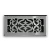 Truaire, Satin Nickel, 4 x 10-Inch C164-OSN 04X10(Duct Opening Measurements) Decorative Grille Ornamental Scroll Floor Diffuser, Finish view 1