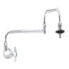 T&S Brass B-0592 Wall Mount Single Control Insulated On-Off Control Pot Filler with 18-Inch Double Joint Nozzle, Chrome,Silver view 2