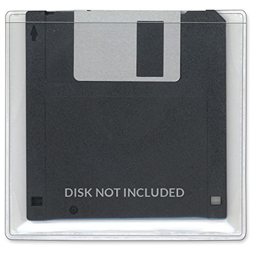 StoreSMART - Peel & Stick Pocket - for 3.5" Floppy Disks - Clear Plastic - 25-Pack - ZSTB788S-25