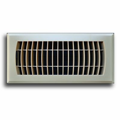 Truaire C160MBP 04X10(Duct Opening Measurements) Decorative Floor Grille 4-Inch by 10-Inch Plastic Floor Diffuser, Composite Collection, Golden Sand Finish