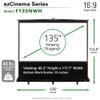 Elite Screens ezCinema Series Projection Screen, 135-INCH 16:9, Manual Floor Pull Up Projector Screen, Movie Home Theater Office Church 8K / 4K Ultra HD 3D Ready, F135NWH view 3
