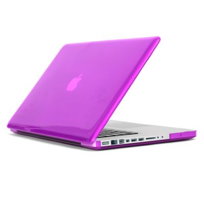 Speck Products See Thru Hard Shell Case, for 15-inch MacBook Aluminum Unibody/Black Keyboard MB15AU-SEE-PUR-D (Purple) - Does NOT FIT White MacBook