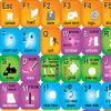 NEW BLENDER KEYBOARD LABELS for DESKTOP, LAPTOP and NOTEBOOK view 2