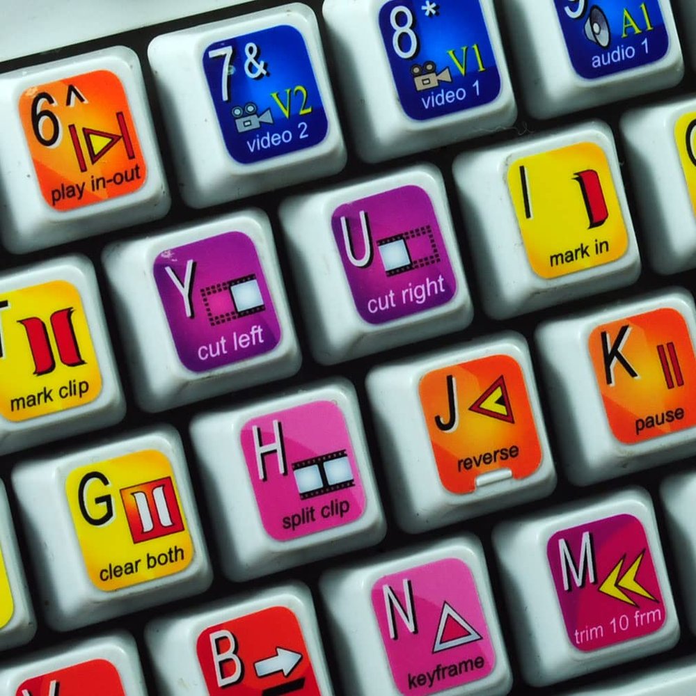 NEW AVID XPRESS KEYBOARD DECALS SHORTCUT