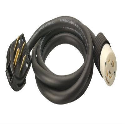 10' 50A 125/125V 14-50P STRAIGHT PLUG TO 30A 125/250V L14-30