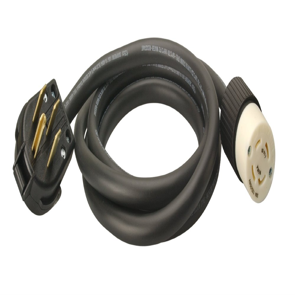 10' 50A 125/125V 14-50P STRAIGHT PLUG TO 30A 125/250V L14-30