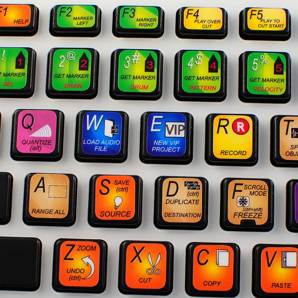 SAMPLITUDE KEYBOARD STICKERS