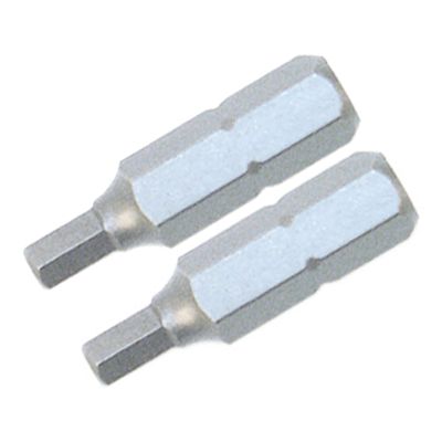 Security Hex Insert Bit 8.0 x 25mm (2 Bit Pack)