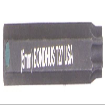 Bondhus 32027 T27 ProHold Socket Star Bit, 2"
