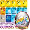 4Keyboard New Steinberg CUBASE/NUENDO Stickers for Keyboard view 1