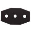 Westbrass Three-Hole Remodel Plate, Oil Rubbed Bronze, D505-12 view 1