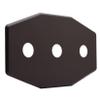 Westbrass Three-Hole Remodel Plate, Oil Rubbed Bronze, D505-12 view 3