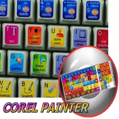 COREL PAINTER KEYBOARD STICKER FOR DESKTOP, LAPTOP AND NOTEBOOK