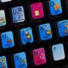 AUDIO EDITOR GOLD KEYBOARD LABELS SHORTCUT FOR DESKTOP, LAPTOP AND NOTEBOOK view 3