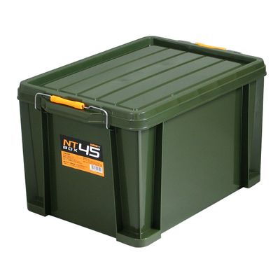 JEJ Astage NT Box #45 Storage Box, Made in Japan, Buckle Container, Stackable, Width 15.0 x Depth 21.5 x Height 12.6 inches (38 x 54.5 x 32 cm)