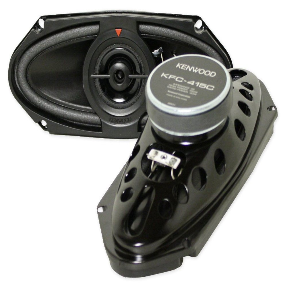 Kenwood KFC-415C 4x10-Inch 160W Two-way Custom-fit Car Audio Speakers, Pack of 2