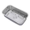 Kraus 31 1/2 Inch Stainless Steel Kitchen Sink, Durable 18 Gauge Single Bowl Kitchen Sinks Undermount, KBU14 view 4