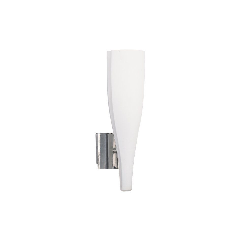 Jesco Lighting WS501M Java Series 501 1-Light Wall Sconce, Cased Opal, Medium