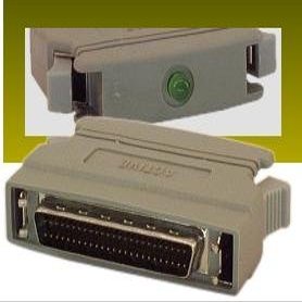 SCSI SE Single Ended Active Terminator SCSI II Cable, HPDB50 (Half Pitch DB50) DM50 Male - Molded