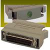 SCSI SE Single Ended Active Terminator SCSI II Cable, HPDB50 (Half Pitch DB50) DM50 Male - Molded view 1