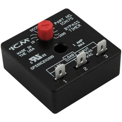 ICM Controls ICM175 Bypass Timer,Multicolor