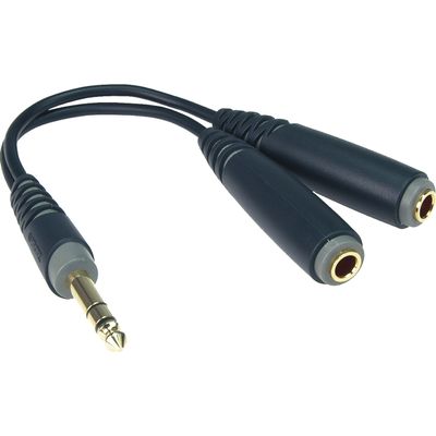 Klotz Y-Stereo Adaptor 0.2 M, Ayb-1, Gold