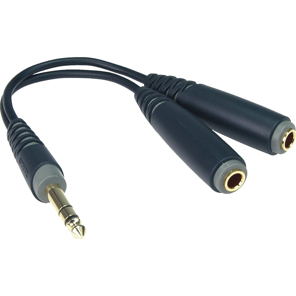 Klotz Y-Stereo Adaptor 0.2 M, Ayb-1, Gold