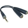 Klotz Y-Stereo Adaptor 0.2 M, Ayb-1, Gold view 1