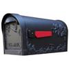 Special Lite Hummingbird Curbside Mailbox with Paper Tube - White Aluminum Mailbox for Post Mount - SCB-2005-WH view 1