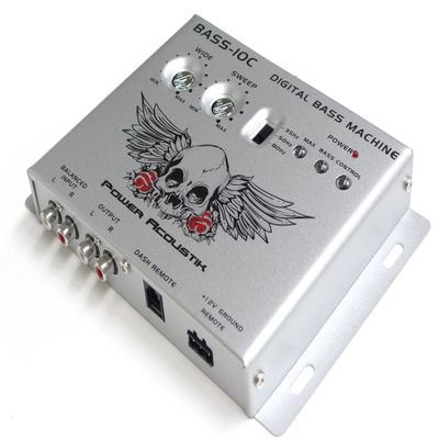 Power Acoustik BASS-10C Digital Bass Restoration Proccessor with Remote Output Control