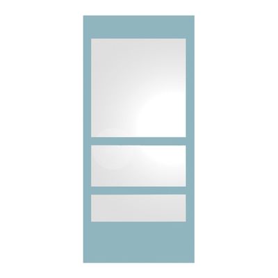 New Generation Rectangular Ecoloom Mirror with Laminated Colored Glass Border